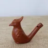 Purple Sand Bird Shape Whistle Novelty Elementy Water Ocarina Song Chirps Bathtime Toys Dift Craft Gwizd