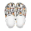 Chaussures de bricolage pantoufles classiques hommes femmes modèle personnalisé mode joli pingouin baskets d'extérieur tendance 36-45 37-92586