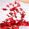 装飾的な花の花輪100pcs/lot人工バラの結婚式のためのロマンチックな花のドロップ配達ホームガーデンフェストotdce