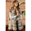 FURSARCAR 70cm Lang Echt Bont Vest Voor Vrouwen Echt Lederen Jassen Winter Vrouwelijke Bont Jas Luxe Bovenkleding Aanpassen201016287S