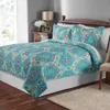 Комплекты постельного белья Mainstays Quilt Set Full Queen Multicolor, 3 предмета 230906