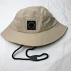 Moda kovası şapka katlanabilir balıkçı şapkaları unisex tasarımcı açık sunhat yürüyüş tırmanışı av plaj balıkçı şapkaları erkek çizim stri2611
