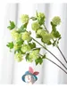 Decorative Flowers Simulation Snowball Flower Artificial Plants White Green High-Quality Living Room Sample Decoration Fake Bedroom Deco