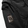 Jaquetas masculinas Bomber Mens À Prova D 'Água Mais Veludo Jaqueta Militar Crânio Bordado Windbreak Uniforme de Beisebol Casaco Homens