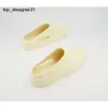 New designer 23ss men women Slide Slippers FOG The California fashion brand Slippers Cement Concrete Cream Oat mens womens trainer slippers