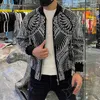 Vestes pour hommes Diamant Hommes et manteau Mode Industrie lourde Punk Slim Vintage Hommes Jaqueta Bomber