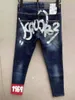 Dżinsy męskie 2023 Letter Graffiti Fashion Pencil Pants 116#