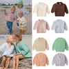 Pullover Kids Sweater SS Brand Winter Baby Girl Coat Boys Toddler Girls Candy Color Cotton Knitted Soft Tops Cardigan 230905