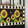 Curtain Sunflower Butterfly Plaid Short Curtains Kitchen Cafe Wine Cabinet Door Window Small Wardrobe Home Decor Drapes