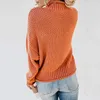 Kobiety swetry Logami Kobiety i pullover z długim rękawem dzianiny luźne pullover panie jesienne sweter moda 230906