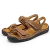 Zomer sandalen mannen schoenen Casual echt leer buiten voor strandlicht Roman Big Size 692 485