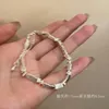 Strand Licht Luxus Sommer gebrochen Silber Süßwasser Perle Armband mit Temperament frischen und kalten Wind Naturstein