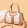 Evening Bags Lingge tas Messenger kulit lembut bahu selempang wanita untuk tangan desainer mewah kantung utama 230905