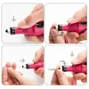 Nail Manicure Set Professional USB Drill Machine Electric Files Bits Milling Cutter Gel Polish Remover Art Tools 20000rpm 230906