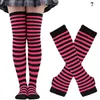 Women Socks Christmas Cosplay Over Knee Long Stripe Printed Thigh High Cotton Sweet Cute Plus Size Overknee Stocking