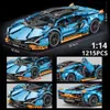 الكتل Toylinx 1 14 لبنات البناء سيارات MOC SPEED SPEED CAR سيارة سباق السيارات الفاخرة مع ألعاب Super Racers الطوب للأطفال هدية 230906