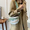 حقائب الخصر السيدات حقيبة أزياء جلدية سيدة فاني رزمة اليد مصممة لسلسلة الكتف كروس جسم الصدر الحزام الإناث