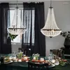 Chandeliers Lights Lamp Crystal Retro Living Room Lighting Dining Simple Fixtures