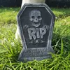 Andra evenemangsfestartiklar skumskelett Halloween -dekorationer för hemgrav Bat Party Supplies Halloween Accessories Horror House Props Rip Tombstone 230905