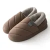 Pantoufles Couple Accueil Hiver Chaud Peluche Couverture Talon Confortable Coton Chaussures Femmes Hommes Maison Chambre Décontracté Antidérapant Fourrure Diapositives