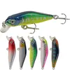 Appâts Leurres 1 pièces Mini Wobblers coulant vairon leurres de pêche basse manivelle crochets s'attaquer à manivelle appâts 6 cm 4.5g pesca 230905