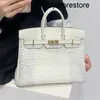 Women Himalayan Bags Bkns Handbag Gold Hardware Crocodile Leather With Gold Hardware 5a Handmade Handbag tote pattern platinum womens new fashion versatilZPND