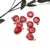 Hanger Kettingen Natuurlijke Onregelmatige Zee Bamboe Rood Koraal Charme Sieraden Maken DIY Ketting Oorbellen Accessoires Cadeau 14x14mm