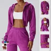 LU Damen-Reißverschlussjacke mit Kapuze, Fitness-Sportpullover, Outdoor-Lauf, lose Damen-Langarm-Sweatshirts CWT8217