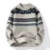 Herrenpullover Winter Kaschmirpullover Herren Kleidung Top -Qualität männlicher Pullover hält Warm Pull Homme Fashion Herren Schlank