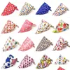 CAT COSTUMES WHOLESALE 100 PCS PET DOG Bandana MIX 63 Pattern Cute Puppy Bibs Acced Cotton Accessories 0520 Drop Dression Dhh7n