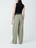 Women's Pants Women Silhouette Casual High Waisted Suit 2023 Spring Summer Lady Wide Leg Bottoms Japan Style Loose Trousers