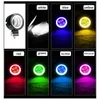 Neue 3 Zoll 7D 20W Wasserdichte Runde LED Arbeits Licht Angel Eyes Bar 12V 24V 6500K weiß Blau Für Motorrad Offroad Arbeits Lichter Scheinwerfer