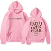 Sweats à capuche pour femmes Sweats à capuche Faith Over Fear Christian Sweat à capuche Jésus Sweat à capuche Tendance Sweat à capuche Bible Verse Chemise Unisexe Vêtements esthétiques 230906