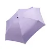 Regenschirme Leichter Regen für Sonnenschutz Mini Compact Pocket Flat Regenschirm mit 6