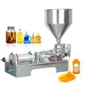 Double Head Paste Filling Machine With Hopper Pneumatic Cream Shampoo Pasty Filler Semi Automatic Liquid Packaging Machine