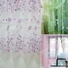 Curtain Modern Tulle Window Curtains Translucent Floral Pattern Living Room Bedroom Decor Pastoral Balcony Valance For Home Office Cafe