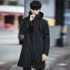 Trench da uomo Cappotto lungo Cappotto da uomo Moda Ded Giacca a vento Cappotto nero Giacche casual di grandi dimensioni