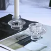 Mum Tutucular Cam Şamdan Romantik Mum İfadesi Akşam Yemeği Mum Sahibi Bar Western Food Masa Centerpieces Candelabro