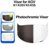 Outdoor Eyewear Pochromic Visor for AGV K5 K5S K5-S K3SV K3-SV K1 Helmet Glasses Screen Shield Windshield Accessories Parts Autochromic lens 230905