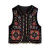 Zaur Vest Womens Clothing Ins Style Summer No Buckle Reo Folk broderad