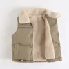 Jaquetas crianças colete jaquetas para meninas outerwear inverno grosso mais veludo menino jaqueta ano trajes casacos quentes bebê crianças com capuz colete 230905