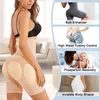 Shapers para mujer Levantador de glúteos Ropa interior acolchada para mujeres Almohadillas de cadera Enhancer Shapewear Shorts Pantalones cortos de control de barriga sin costuras 230905