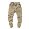 Men's Pants Fashion Casual Sports Fitness Training Running Trousers Elastic Waist Solid Color Drawstring Cargo Pantalones Hombre