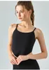 Sujetador de yoga para mujer Verano en forma de U Sin anillo de acero Almohadilla para el pecho incorporada Sujetador deportivo para mujer Gimnasio Sin mangas Fitness Yoga Moda Camiseta sin mangas Bras S-XL