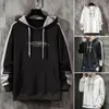 Men's Hoodies Fashionable Hooded Sweater With Drawstring Stylish Winter Sweaters Oversized All-matching For Casual Extra