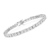 100% Natural and Lab Grown White 10k/14k/18k Solid Gold and Platinum Diamond Tennis Bracelet at Reasonable Price