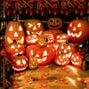 Andere Event Party Supplies Halloween Kürbis LED Licht Lampe Kreative Laterne Dekoration Blinklicht Gypsophila Ghost Festival Dress Up Glowing 230905