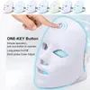 Ansiktsvårdsanordningar 7-färg LED-mask Potherapi ansiktsmaskin hudföryngring anti akne rynka borttagning hudvård mask hud ljusning 230905