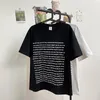 Herren-T-Shirts, Sommer-Baumwoll-Buchstabendruck, kurzärmeliges T-Shirt, amerikanische Halbhülse, lockeres, kausales High-Street-Paar, Fünfviertel-Ärmel