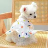 Dog Apparel Sping Summer Dress Pet Skirt Puppy Clothing For Small Medium Dogs Dresses Products Cat York Pomeranian Apparels Garment Pets